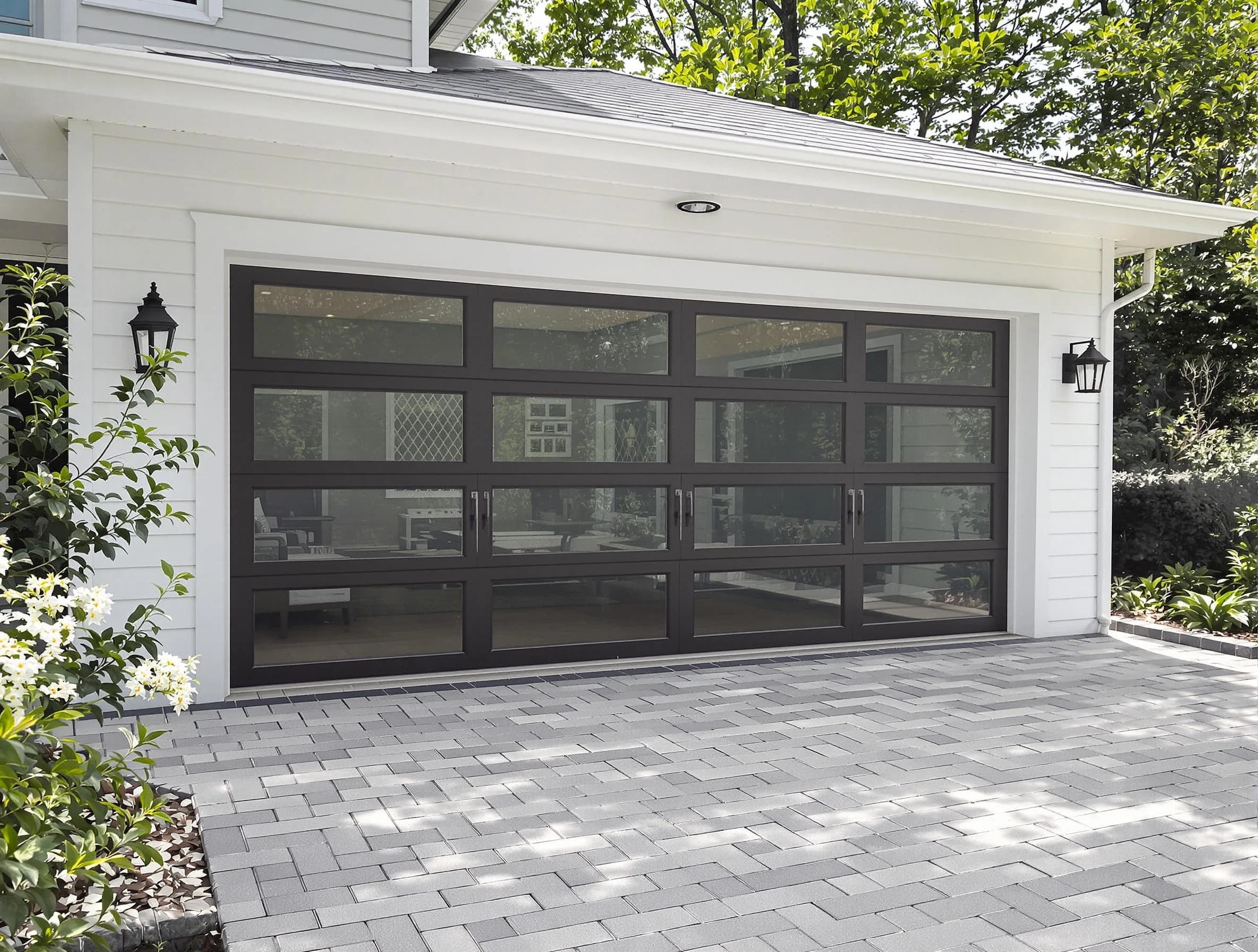 Carefree Garage Door Repair design specialist presenting custom garage door options to Carefree homeowner
