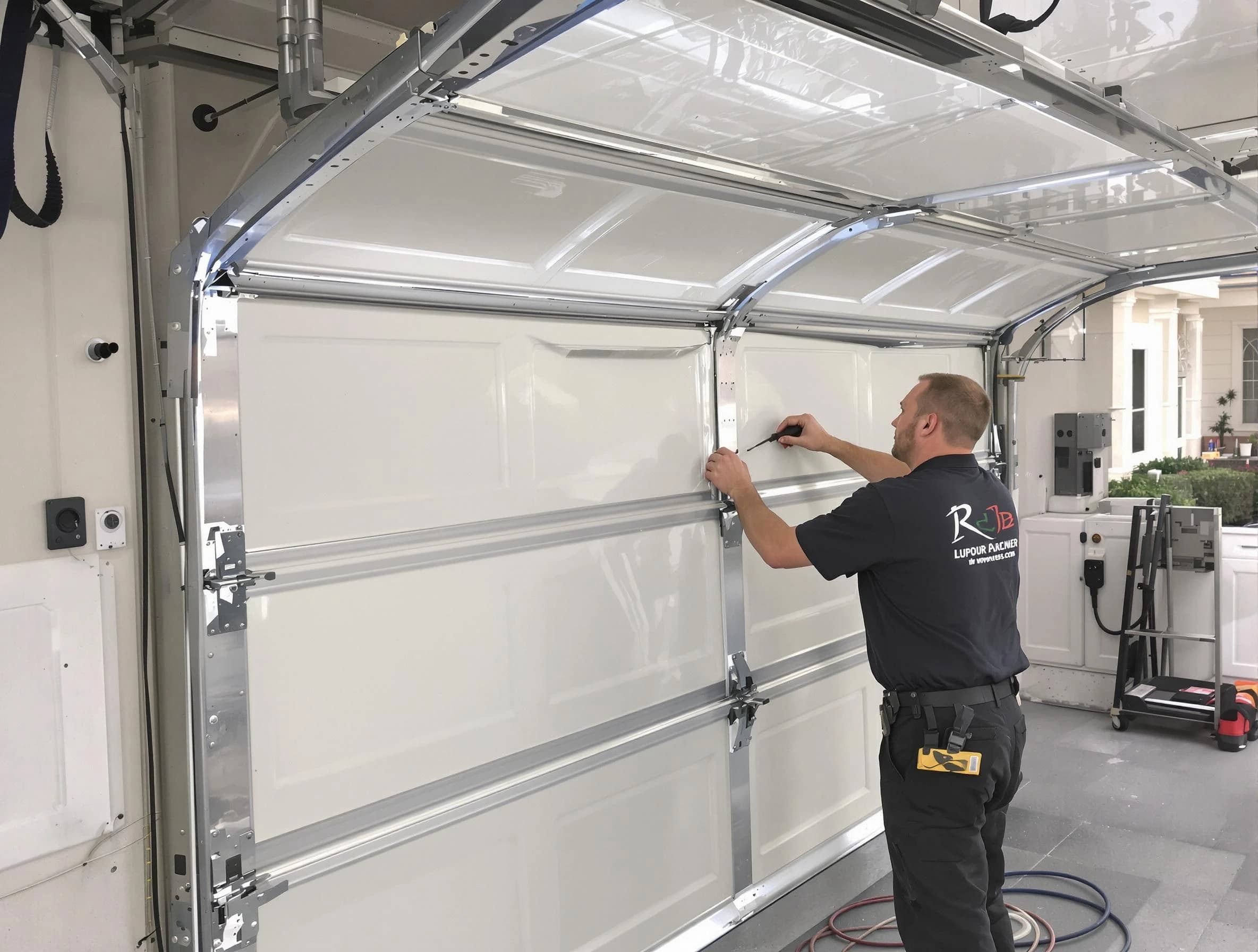Carefree Garage Door Repair professional performing panel repair in Carefree