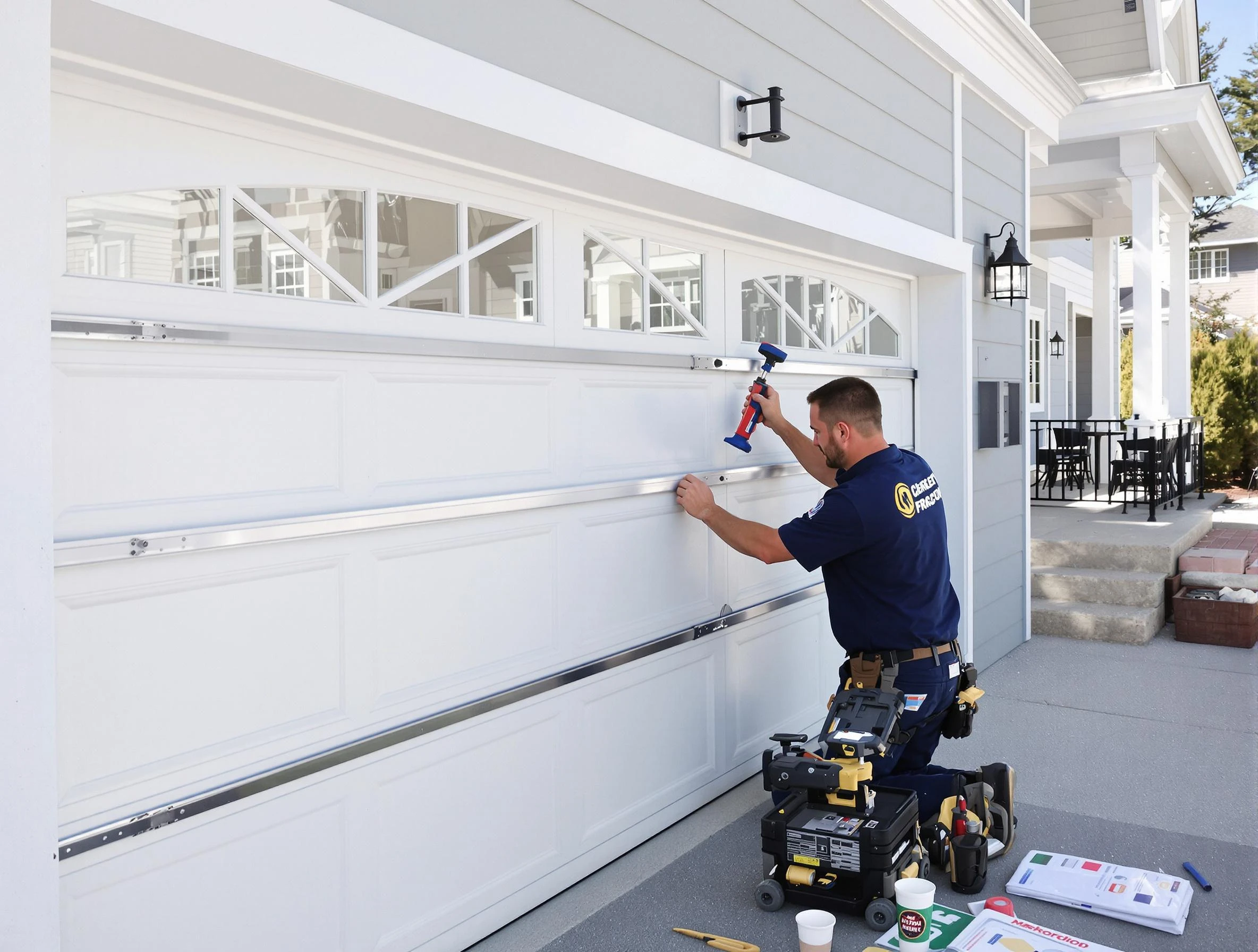 Professional garage door installation by Carefree Garage Door Repair in Carefree
