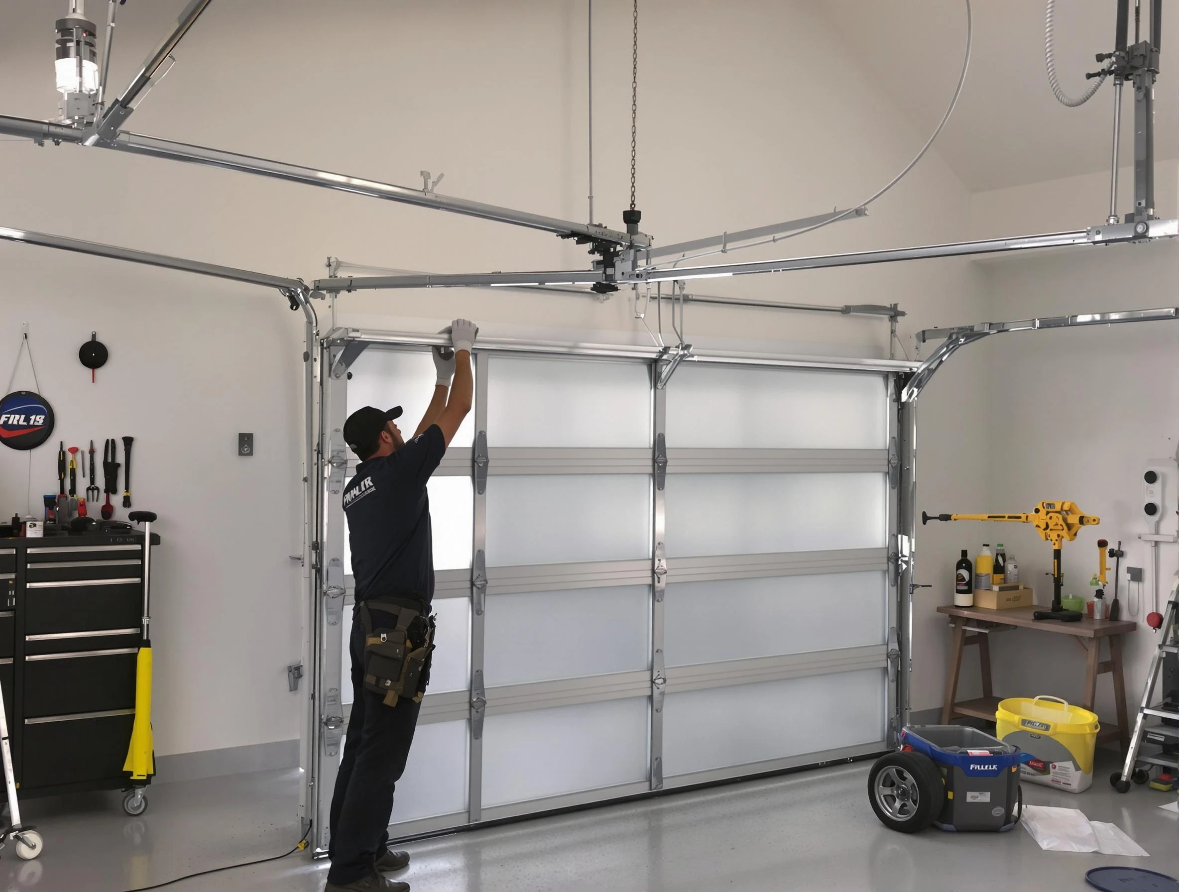Carefree Garage Door Repair certified team performing precision garage door installation in Carefree