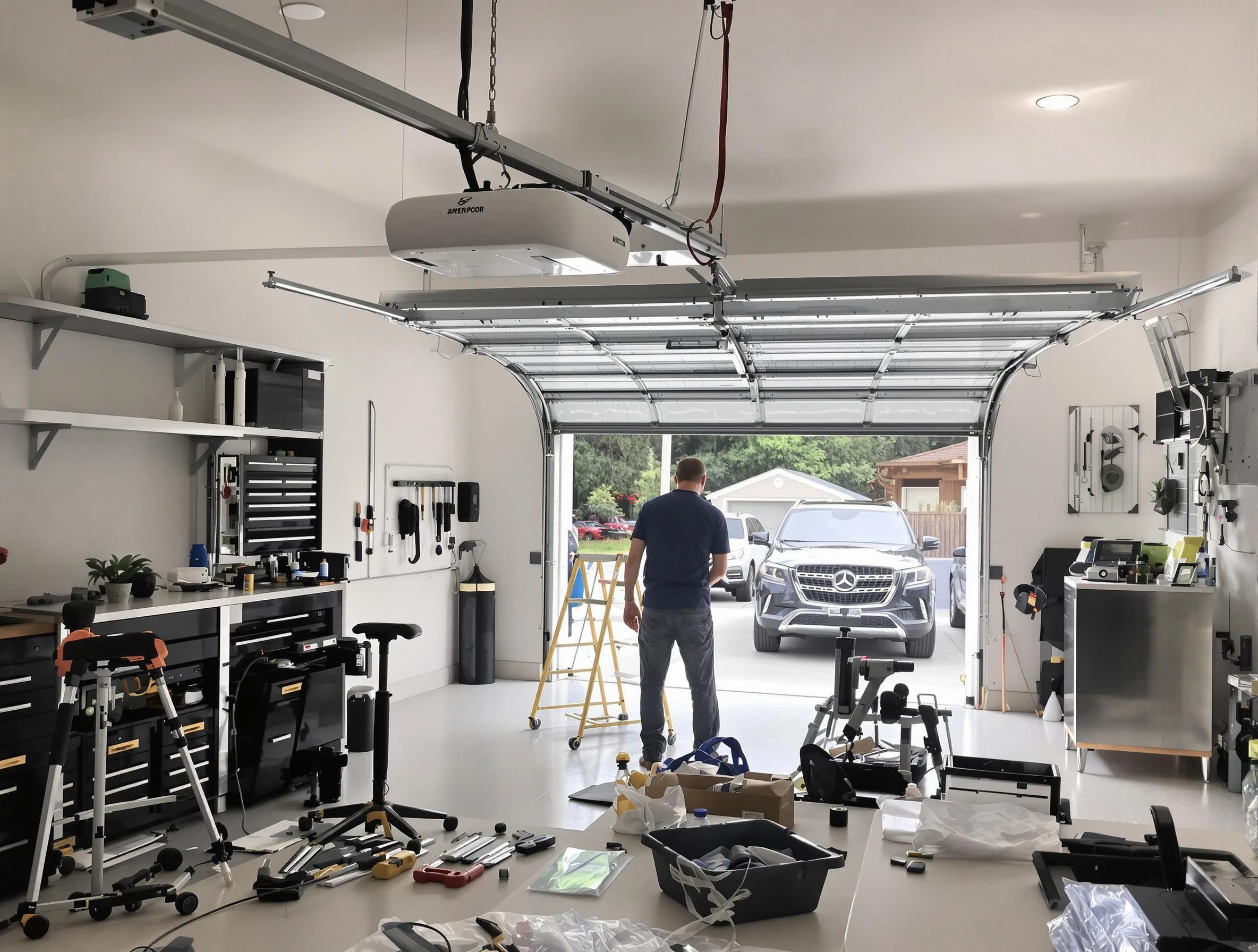 Garage door opener installation by Carefree Garage Door Repair in Carefree